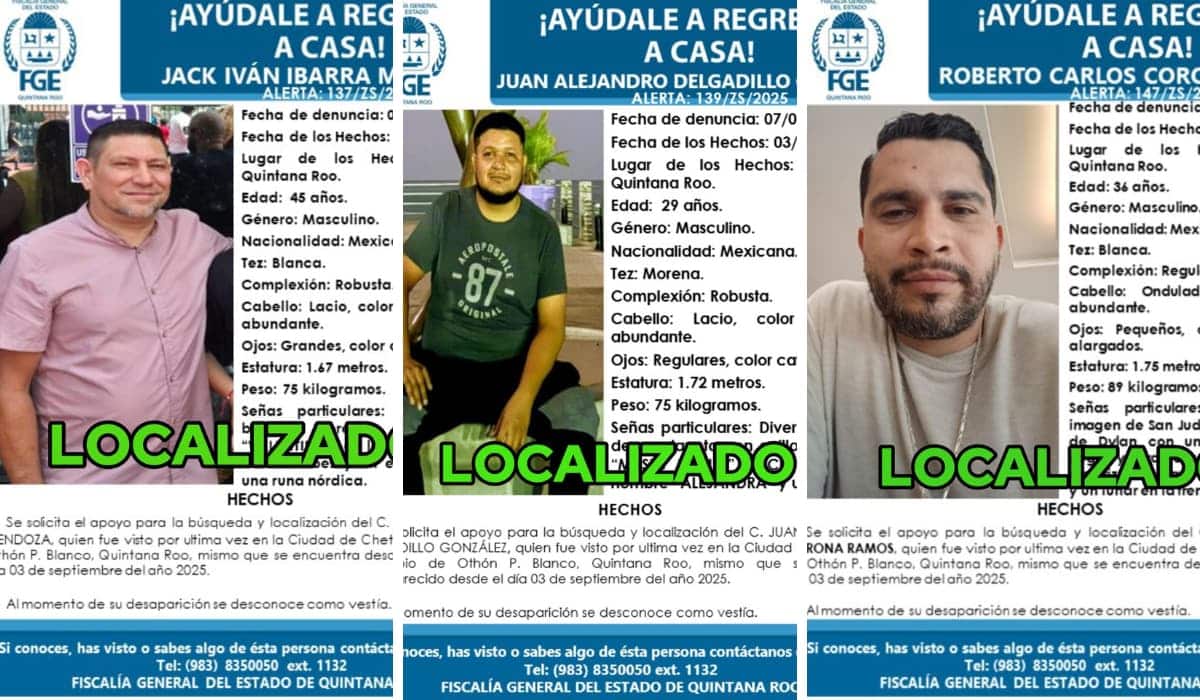 ¿Qué les sucedió? Encuentran a 3 nayaritas sacados por la fuerza de un hotel en Chetumal