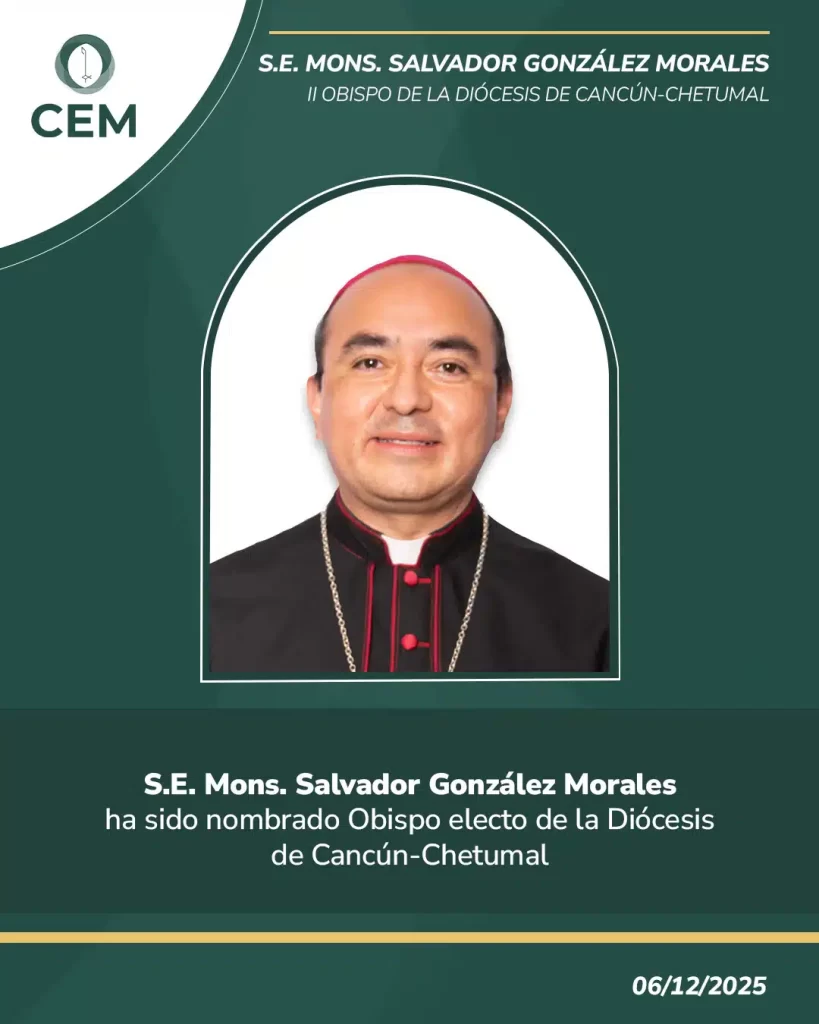 ¿Quién es Salvador González? Obispo que fue nombrado por el Vaticano para la Diócesis de Cancún-Chetumal 1 monsenor chavita.jpg