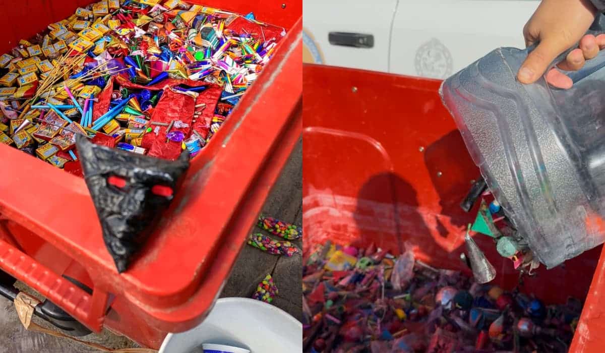 Destruyen una tonelada de pólvora tras el exitoso decomiso de pirotecnia en Playa del Carmen