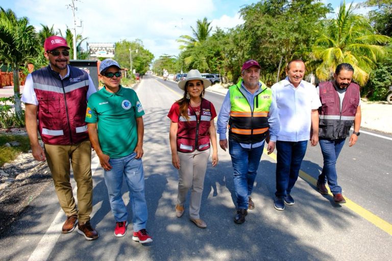 Mara Lezama constata obra clave: ampliación Kantunilkín-Chiquilá