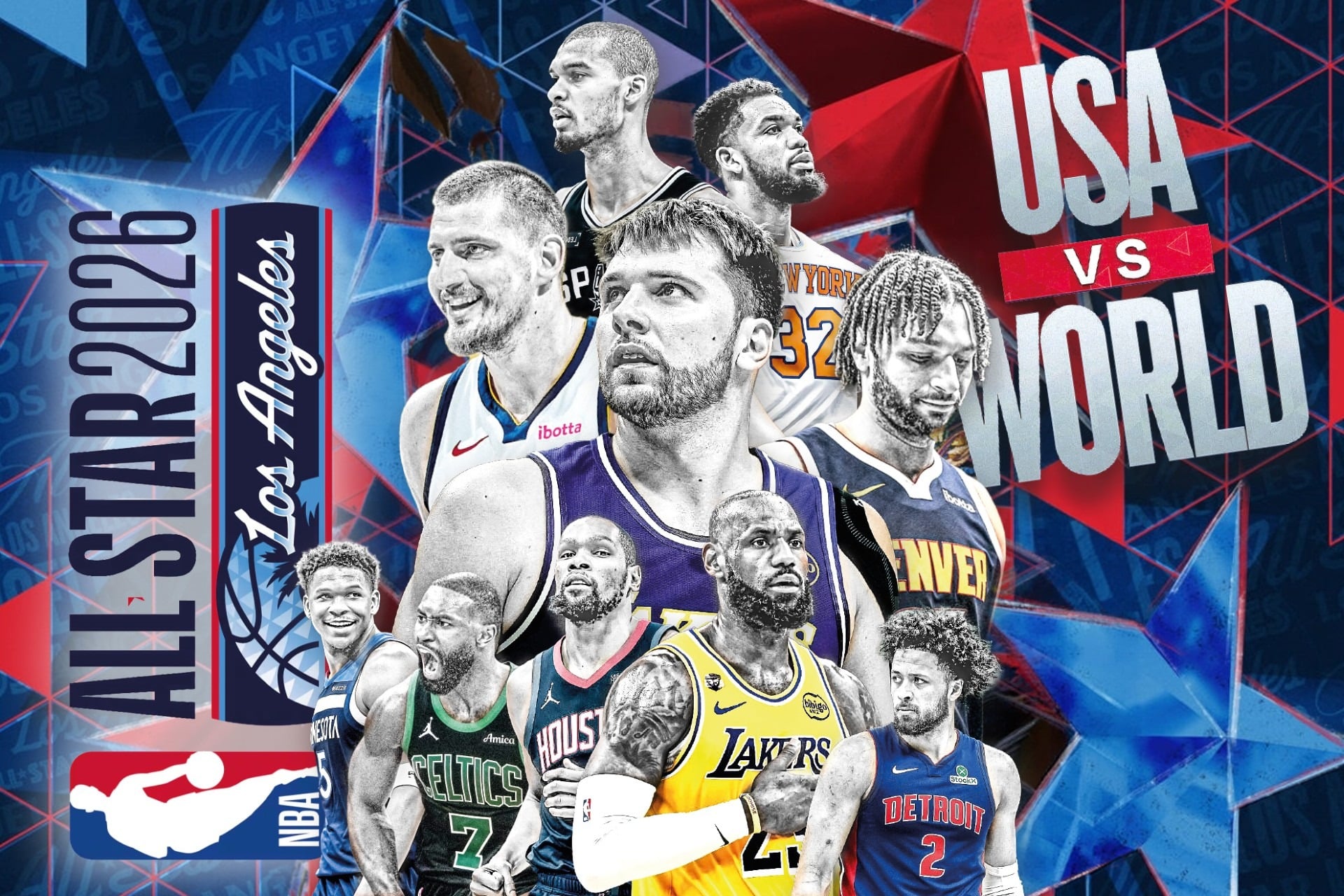 Dónde ver la batalla global: Team World vs. USA Stars en el All-Star 2026
