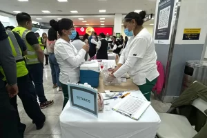 El AICM blindará su capacidad operativa ante el éxodo de Semana Santa 2026 1 Vacunacion emergente sarampion AICM CDMX