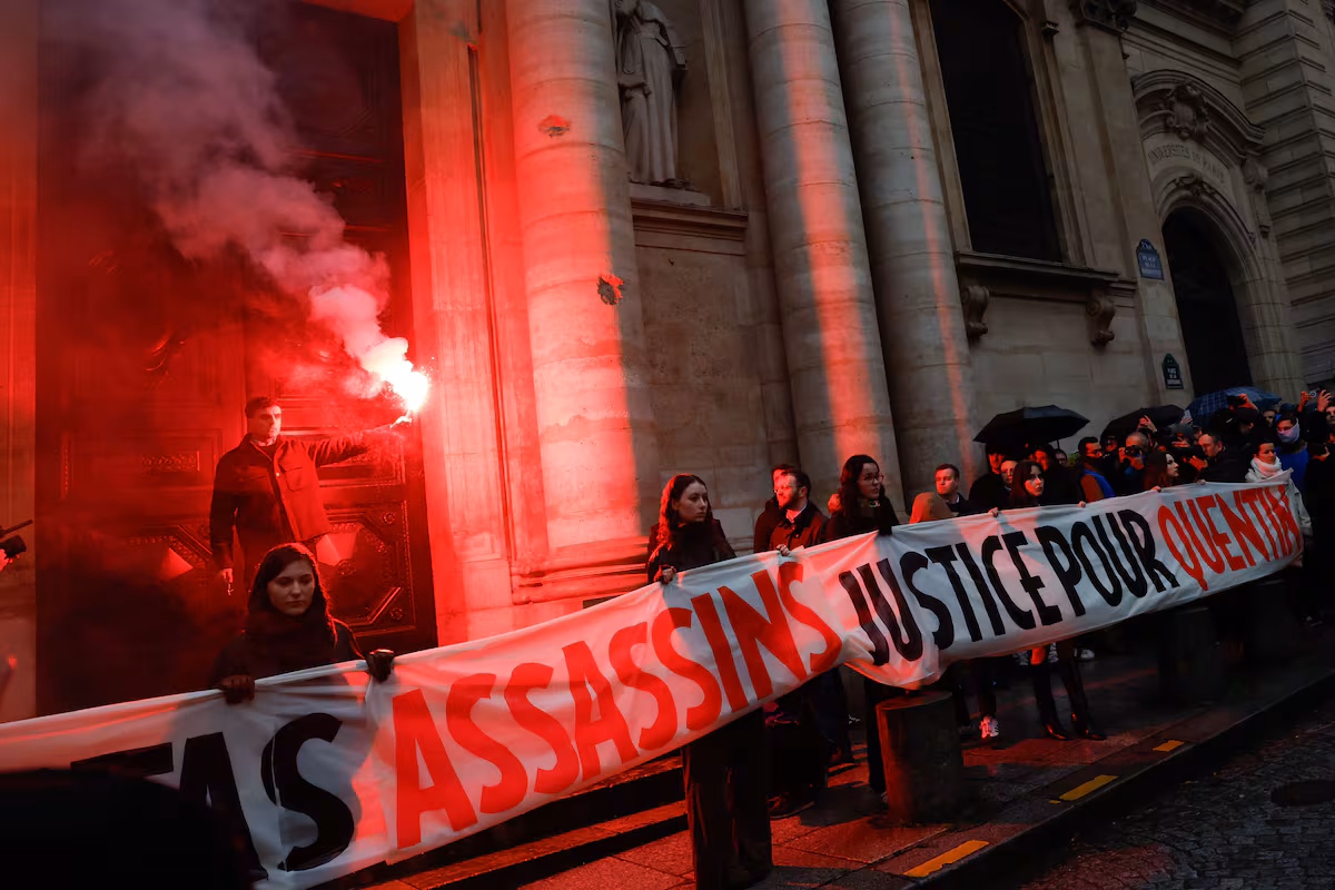 El shock político en Francia por el homicidio involuntario de un activista