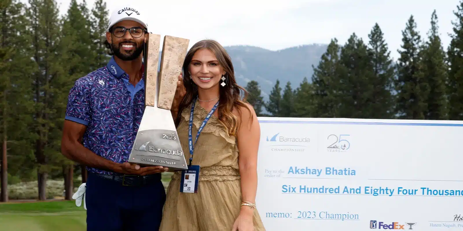 Akshay Bhatia y Presleigh Schultz: El soporte en el PGA Tour