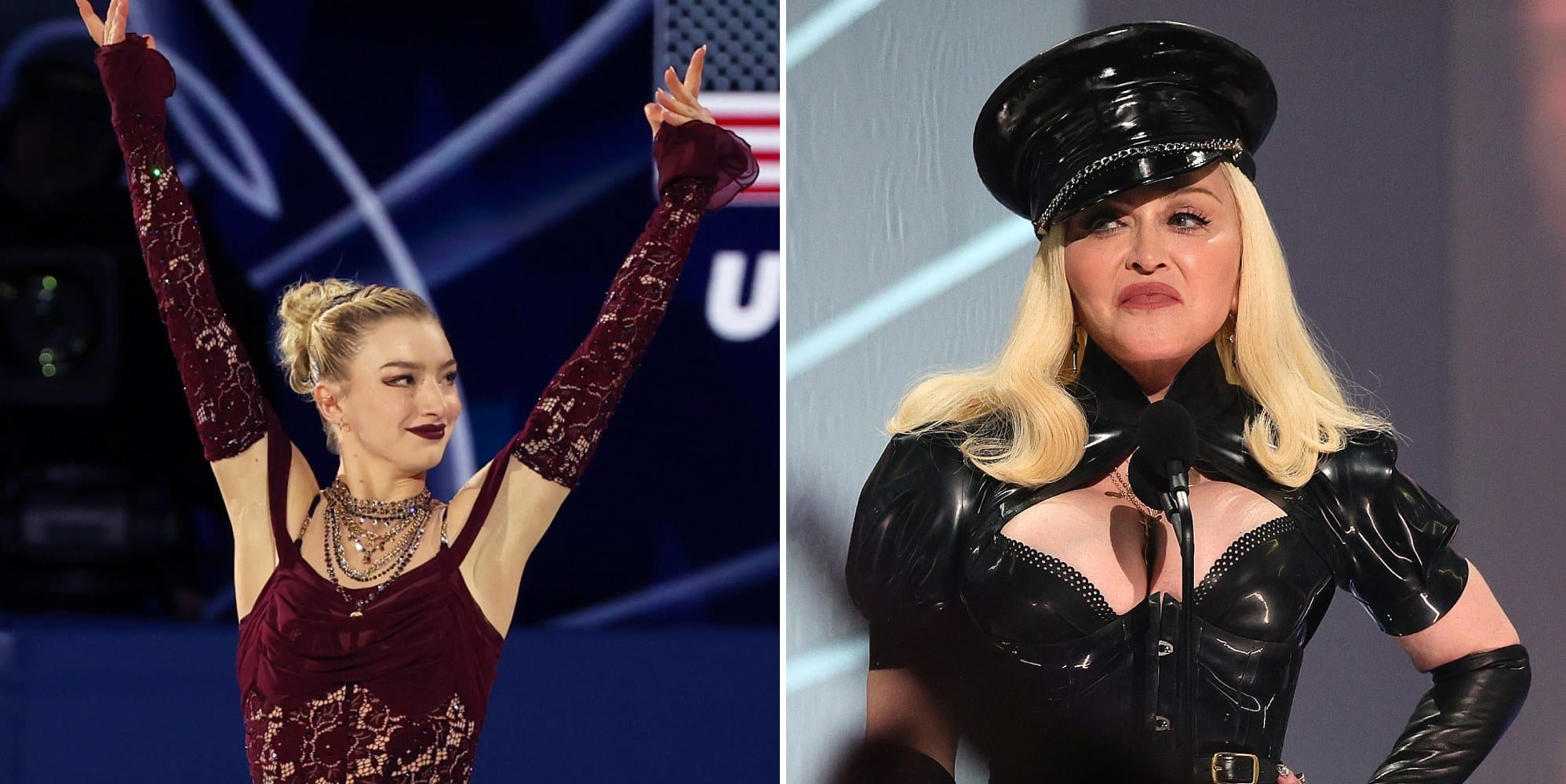 Amber Glenn participa con "Like a Prayer" en el hielo de Milán-Cortina 2026 y Madonna responde
