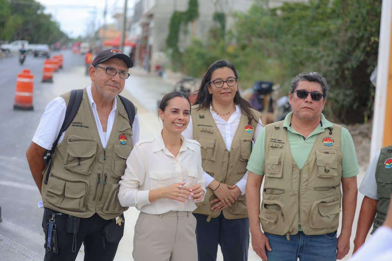 El plan de Ana Paty Peralta que duplicará la pavimentación en la avenida Kabah