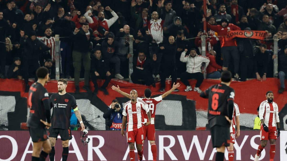 El Olympiacos y el Bayer Leverkusen se enfrentan hoy, 18 de febrero de 2026, horarios y dónde ver