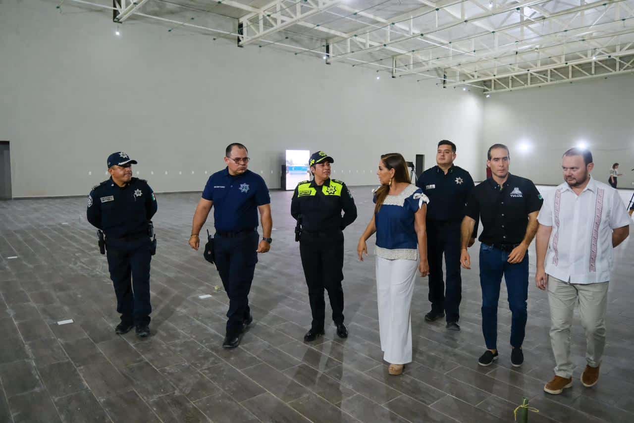 Mara Lezama y Diego Castañón reportan avance del 70% en el nuevo C4 de Tulum