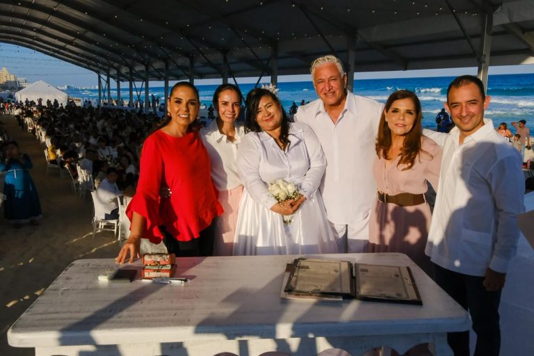 Bodas colectivas 2026: Certeza jurídica para 357 parejas en Playa Delfines