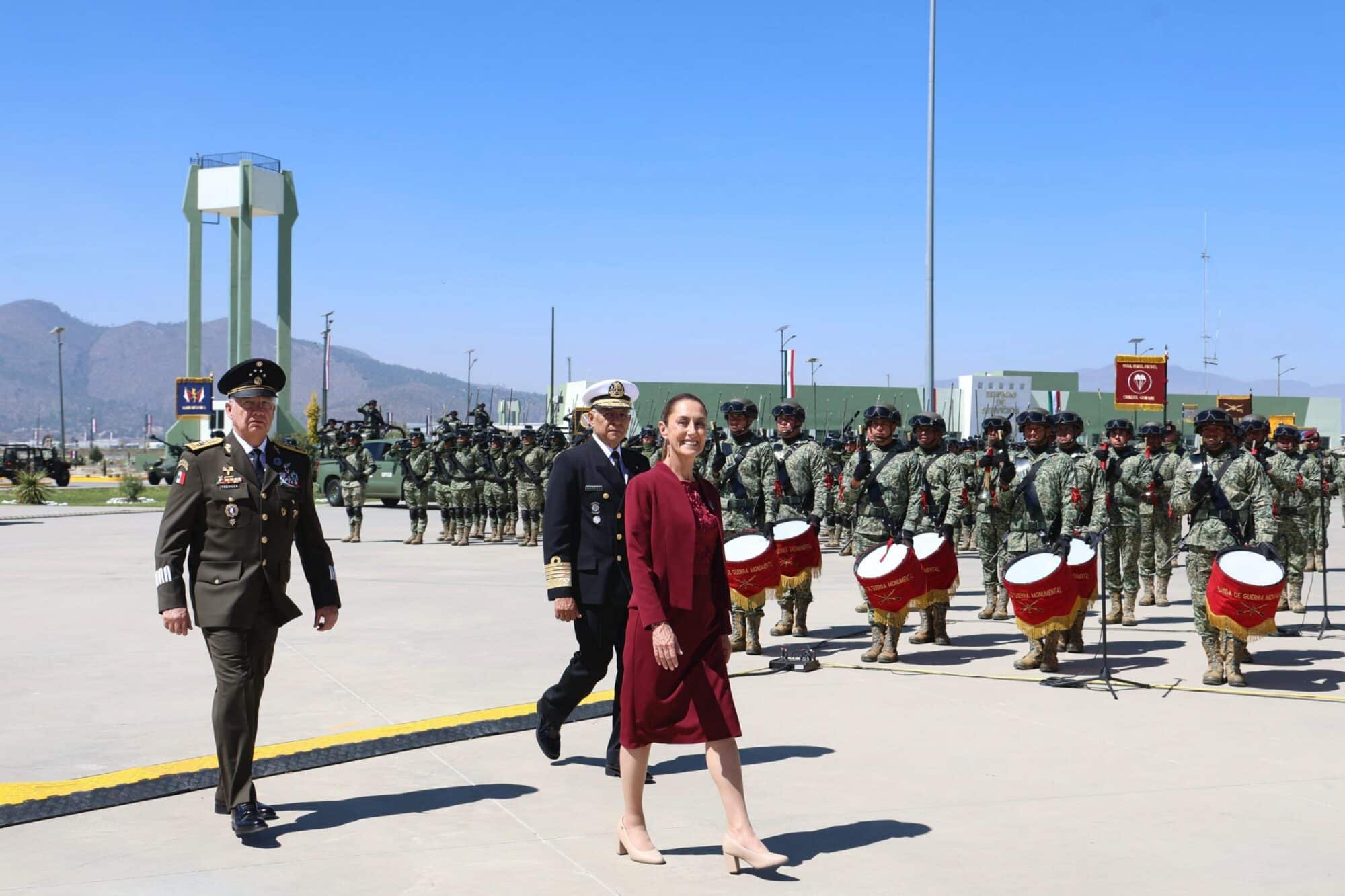 Claudia Sheinbaum blinda la soberanía nacional frente a presiones externas con el respaldo del Ejército