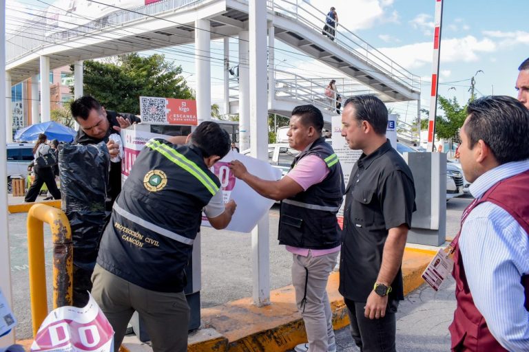 El riesgo oculto en los cajones: dos estacionamientos de Cancún clausurados por graves fallas