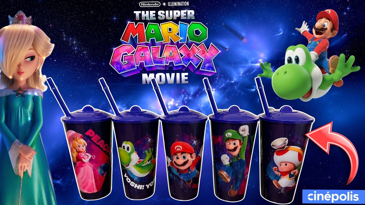Coleccionables Super Mario Galaxy: La Película redefinen experiencia Cinépolis