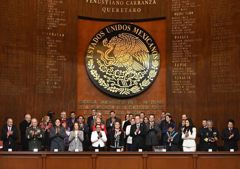 La conmemoración histórica de la Constitución: Sheinbaum y Lezama reafirman justicia social