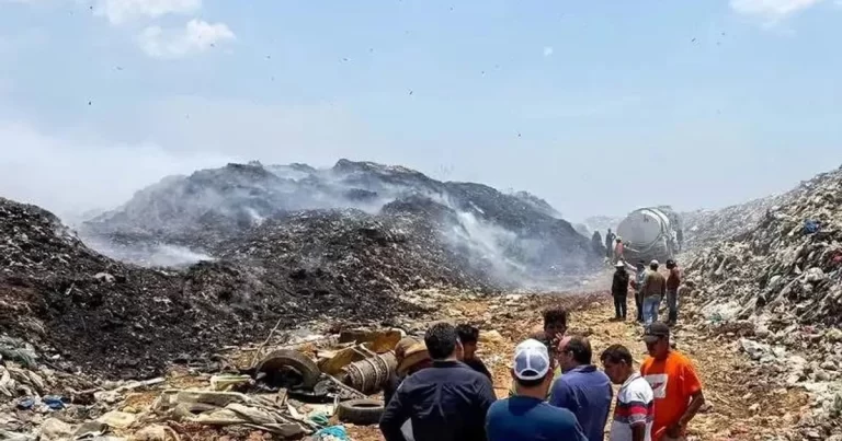 Tapachula: Cronología y control del incendio en el basurero municipal