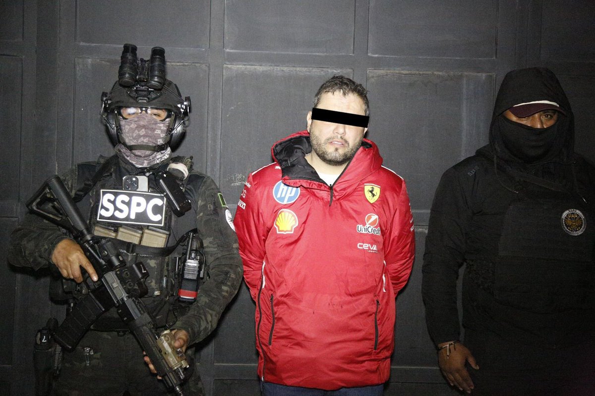 Detención de Diego Rivera Navarro por extorsión y vínculos con el CJNG