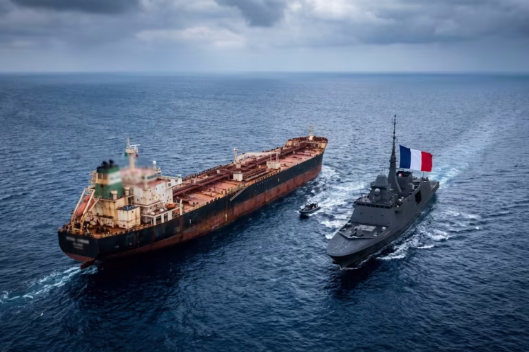 Francia libera petrolero vinculado a la flota fantasma rusa tras inspección