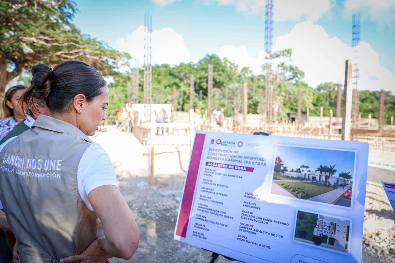 Ana Paty Peralta: Cancún avanza con el primer hospital de bienestar animal en Quintana Roo