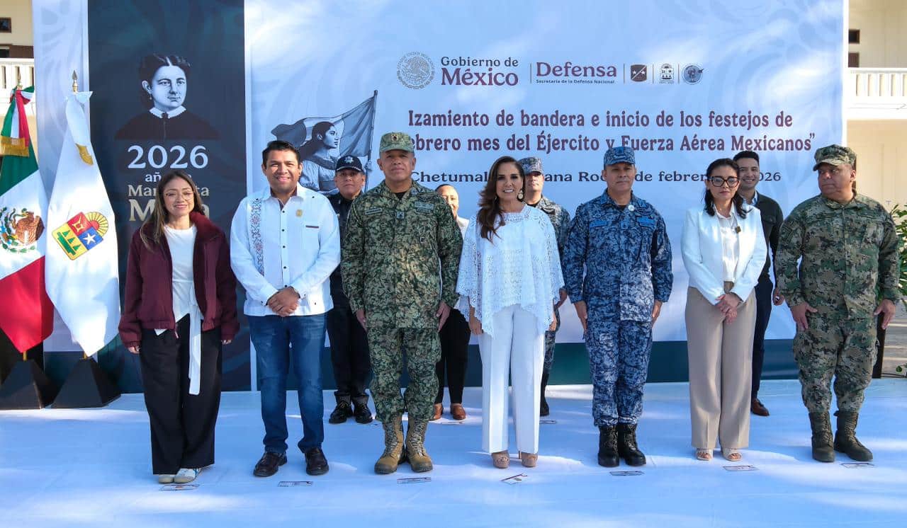 Mara Lezama encabeza en Chetumal inicio del mes del Ejército Mexicano