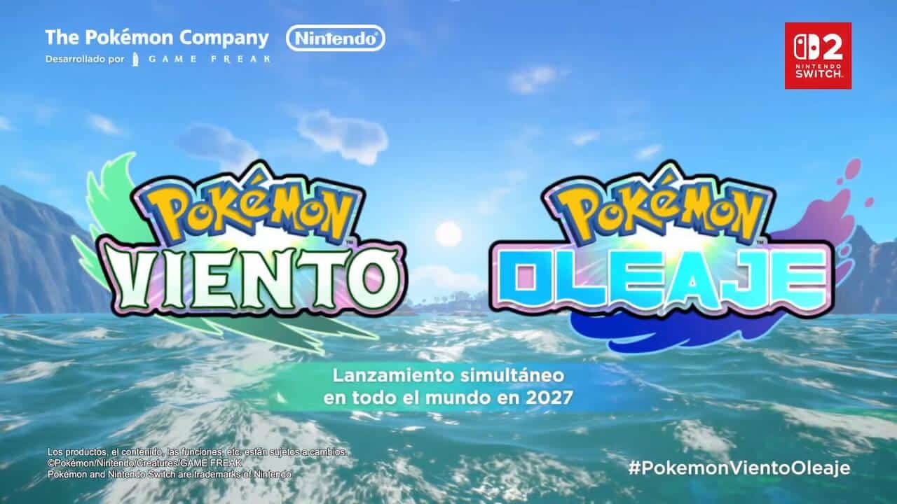 Pokémon Viento y Ola: El salto generacional exclusivo de Nintendo Switch 2 redefine la franquicia