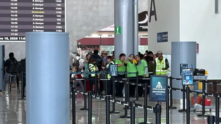 Simulacro de sismo en el AIFA: así se vivió la respuesta de emergencia en la terminal aérea