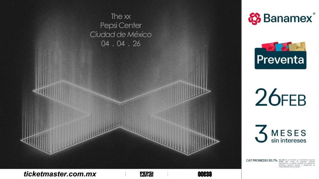 the xx concierto mexico pepsi center 2
