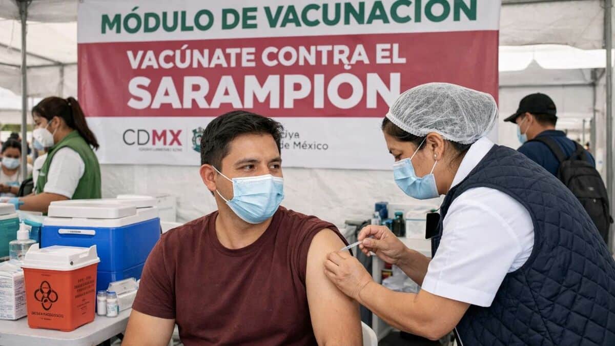 La logística de CDMX: cómo se blindó la vacunación contra el sarampión