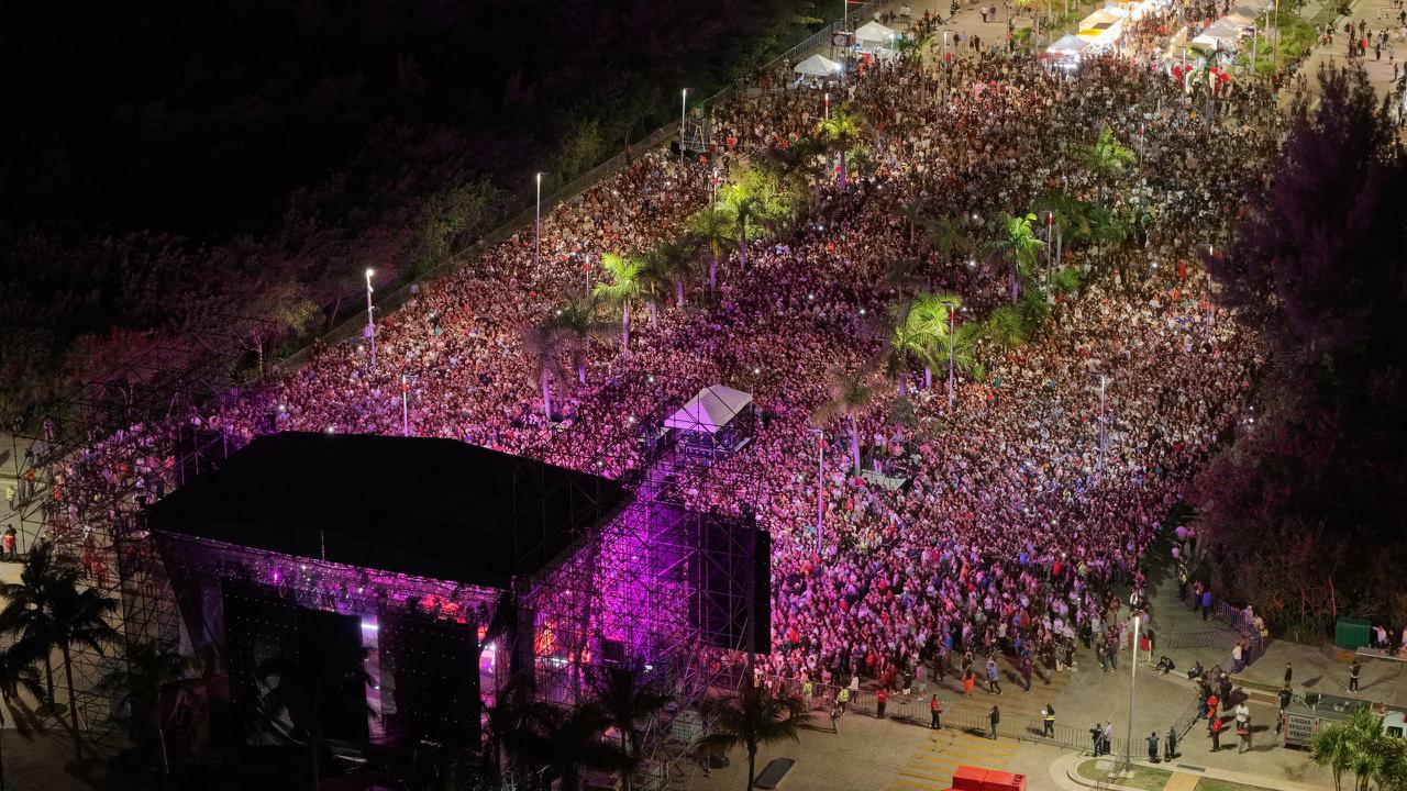 Ana Paty Peralta anuncia concierto de Los Ángeles Azules para el 56 aniversario de la fundación de Cancún.