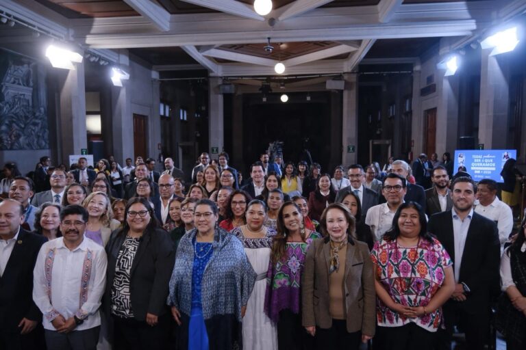 Firma del convenio marco de colaboración entre la SCJN, la Secretaría de las Mujeres y la CONAGO para garantizar la justicia con perspectiva de género.