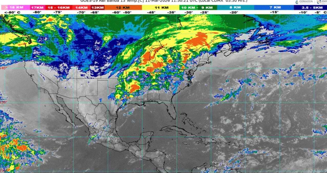Alerta meteorológica: frente frío 40 y cuarta tormenta invernal sacuden el eje norte-golfo