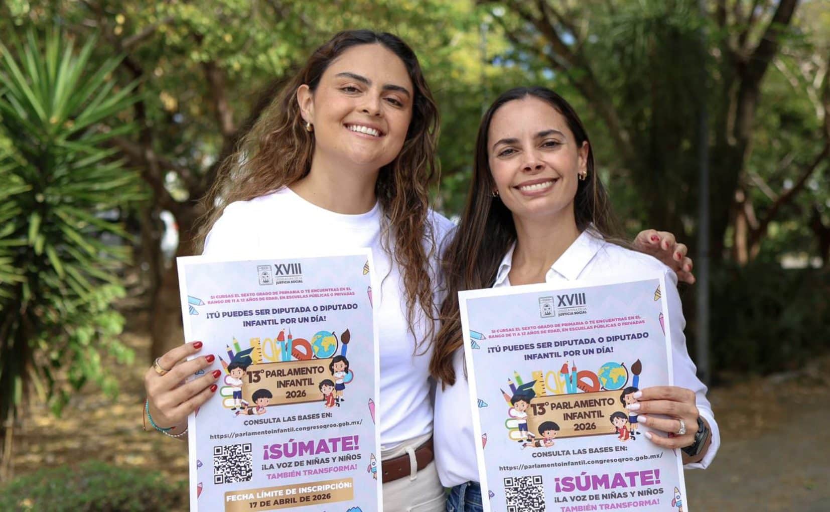Ana Paty Peralta impulsa el 13º Parlamento Infantil 2026 en Quintana Roo