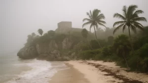 Pronóstico del tiempo en Tulum: Tormentas eléctricas y bochorno este 13 de marzo