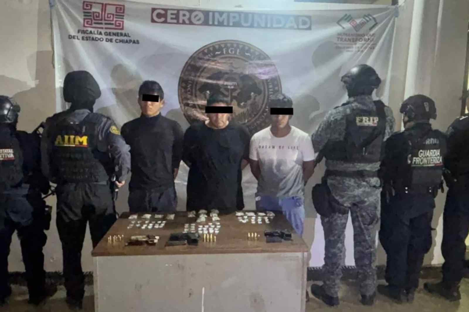 Desarticulación de célula del CJNG en Huixtla debilita operatividad en la costa de Chiapas