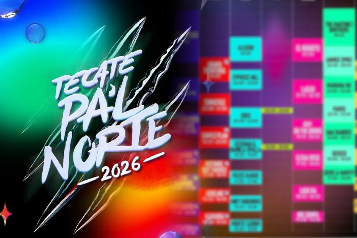 Tecate Pa'l Norte 2026 despliega horarios oficiales y logística de alto impacto