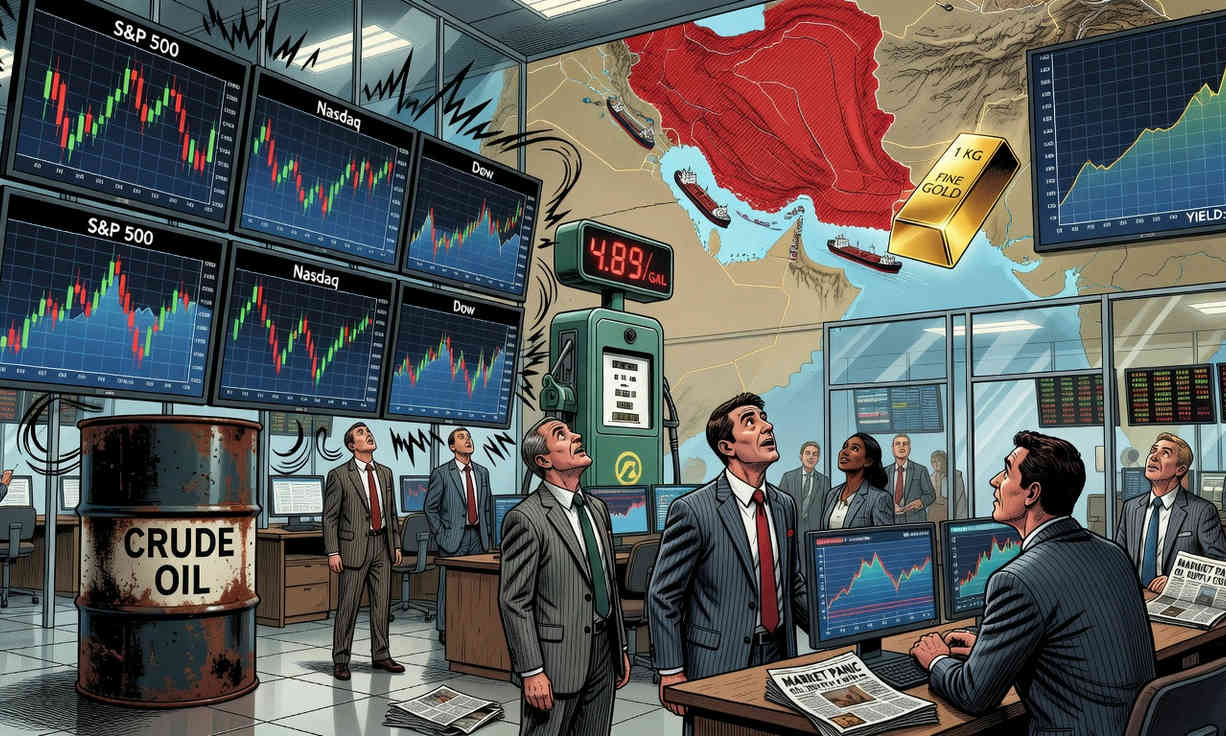 Wall Street capitula ante la escalada en Irán y el Brent supera los 100 dólares