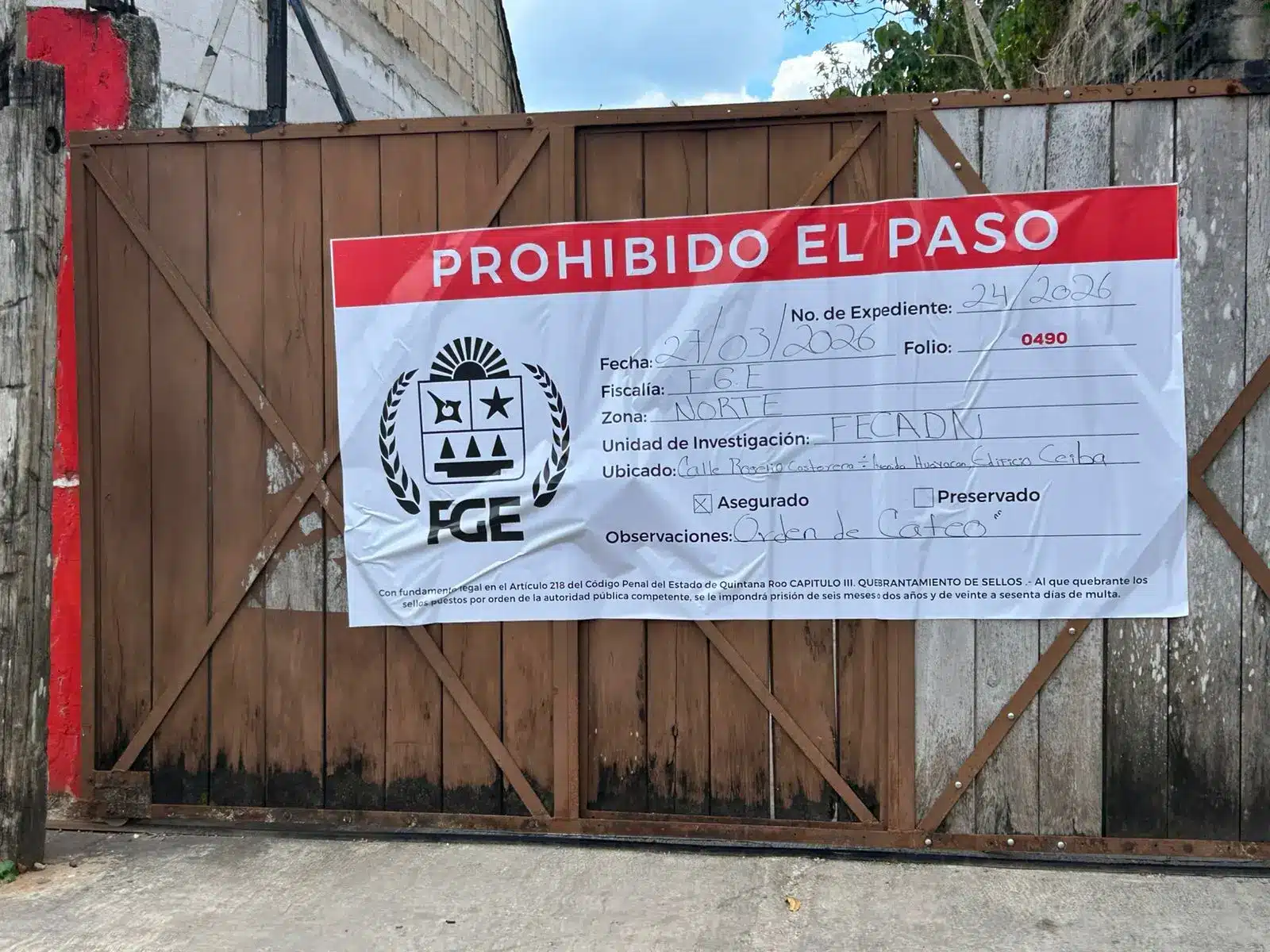 Estrategia de control territorial en Kantunilkín: El aseguramiento del Bar Julios