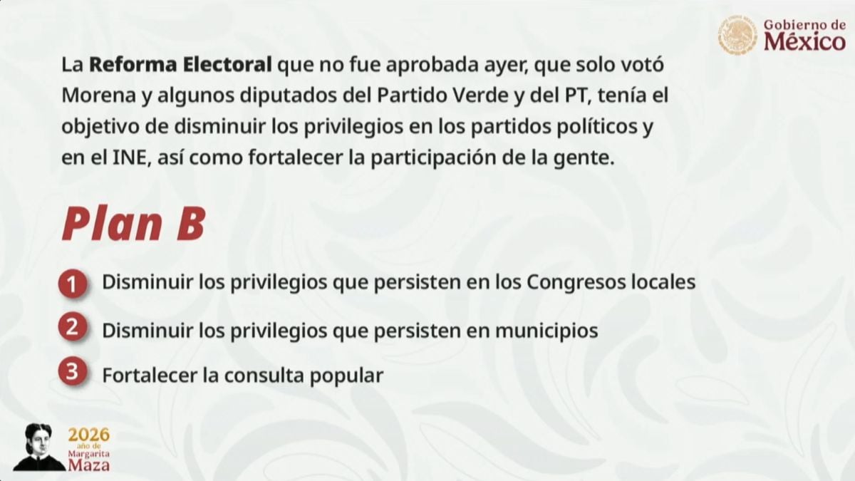 Ofensiva de austeridad: El Plan B de Sheinbaum para limitar el gasto legislativo regional