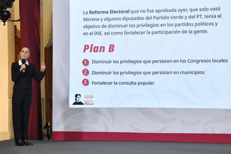 Estrategia de contención electoral: El rediseño normativo del Plan B en 2026
