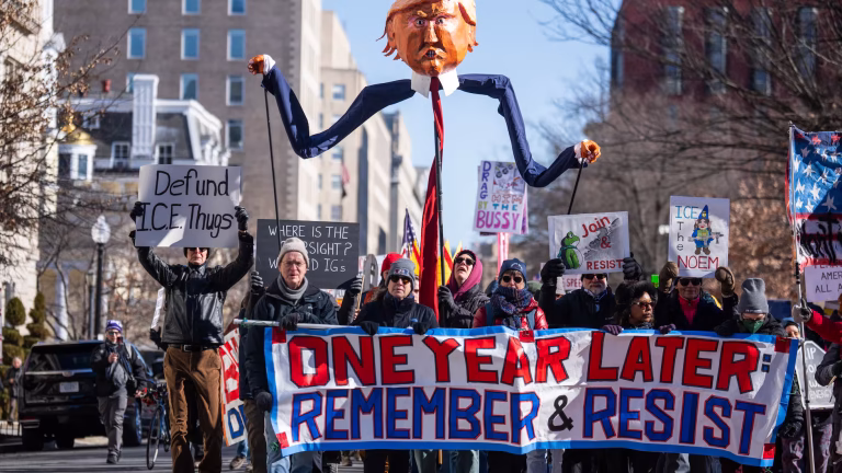 Washington D.C.: protesta visual y la escenificación de la discordia en la capital