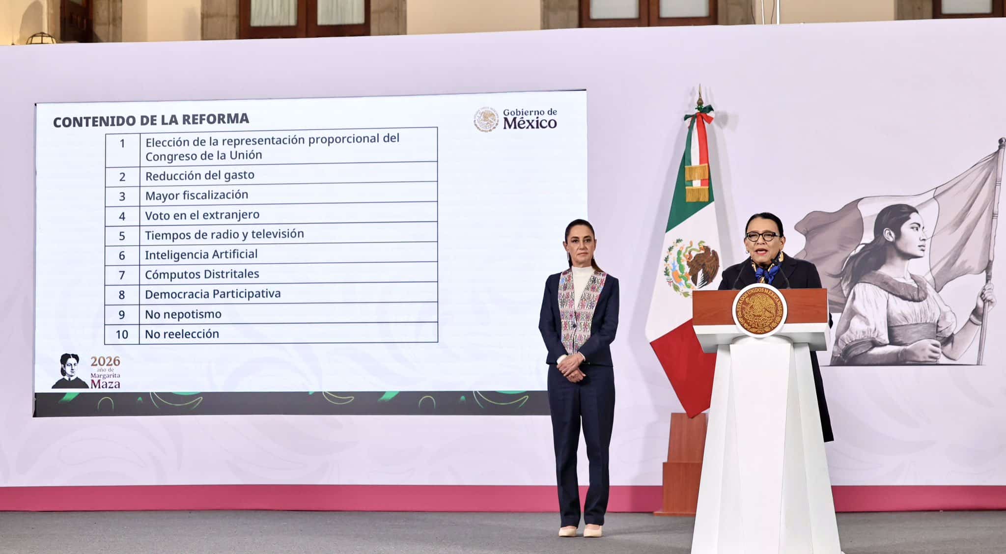 Sheinbaum impulsa reforma electoral: 5 claves que redefinirán el poder en México