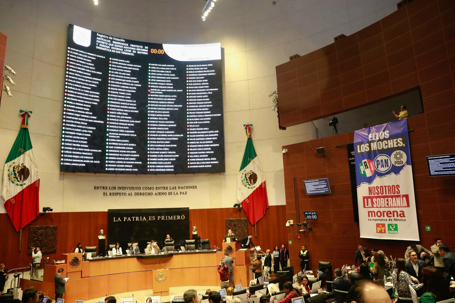 El Senado blinda la soberanía nacional frente a las amenazas de intervención externa