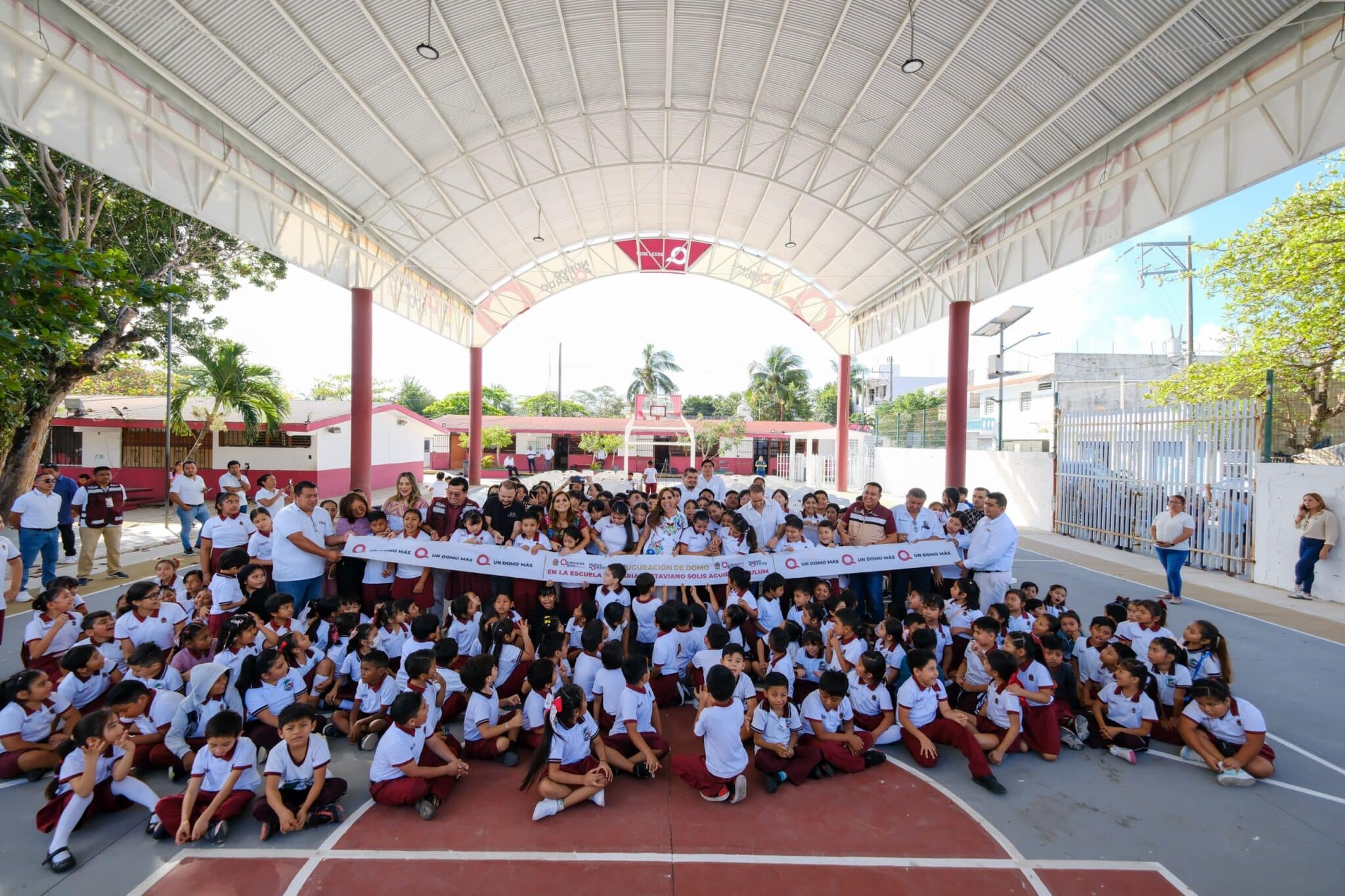 Tulum transforma educación: Nuevo domo protege a 800 estudiantes del clima extremo