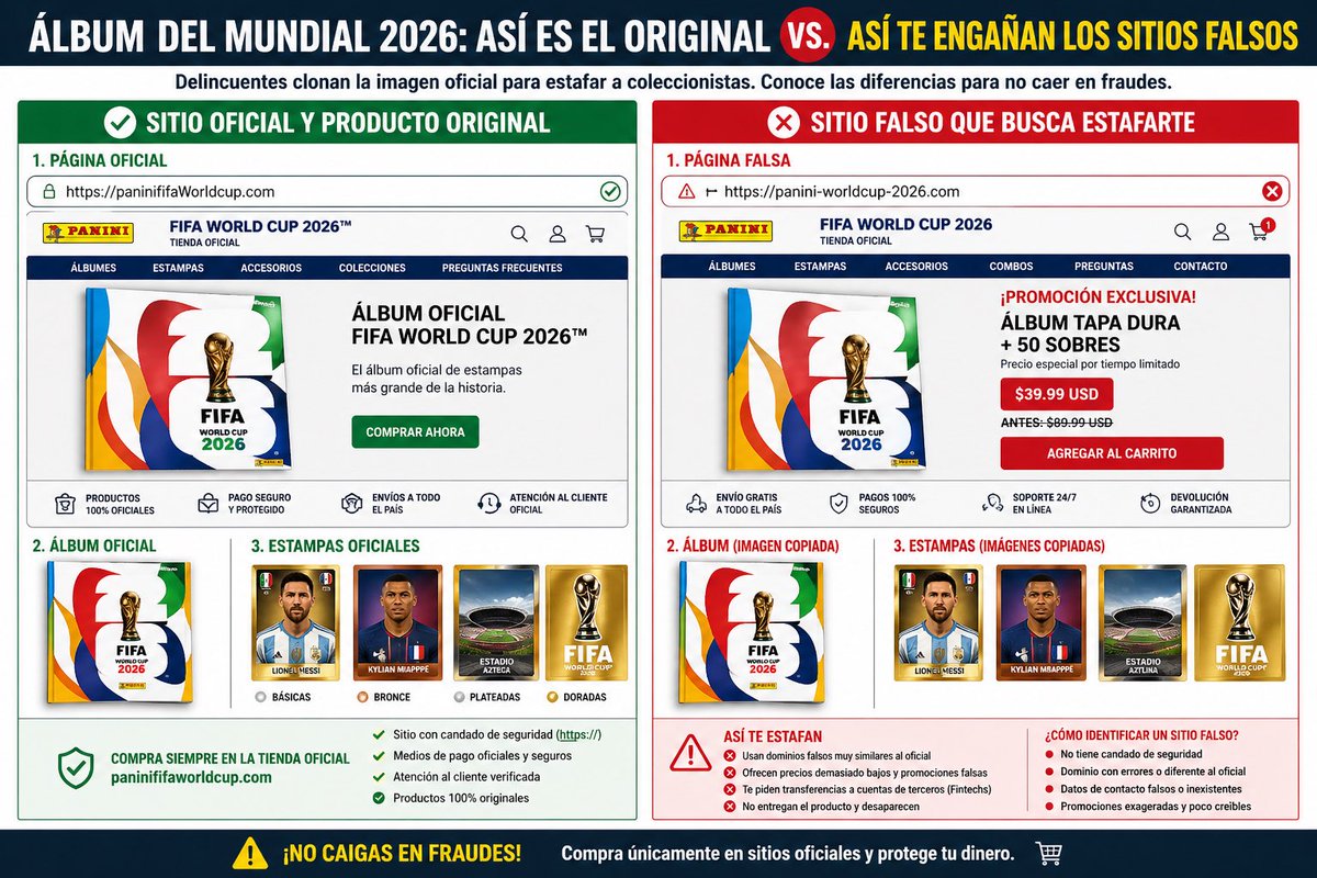 Alerta de ciberseguridad: detectan fraude masivo con álbumes del Mundial en América Latina