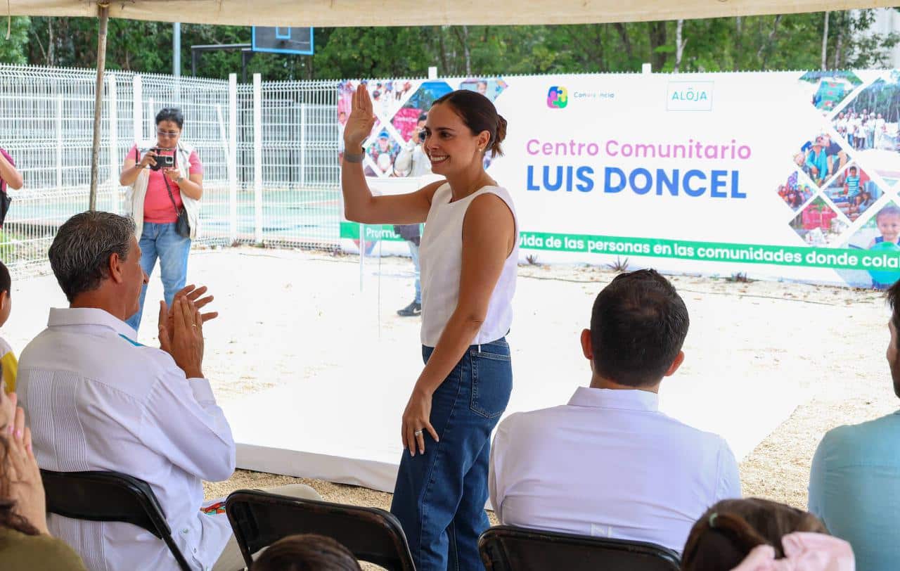 Ana Paty Peralta impulsa la paz social con el Centro Comunitario Luis Doncel