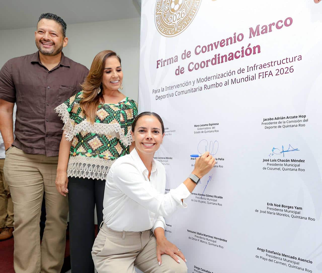 Ana Paty Peralta moderniza infraestructura deportiva para el Mundial 2026