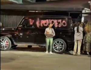 Vandalizan camioneta de lujo en Polanco tras presunta infidelidad en exclusivo antro