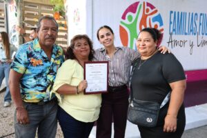 Fortalece Benito Juárez la paz social mediante el programa Familias Fuertes
