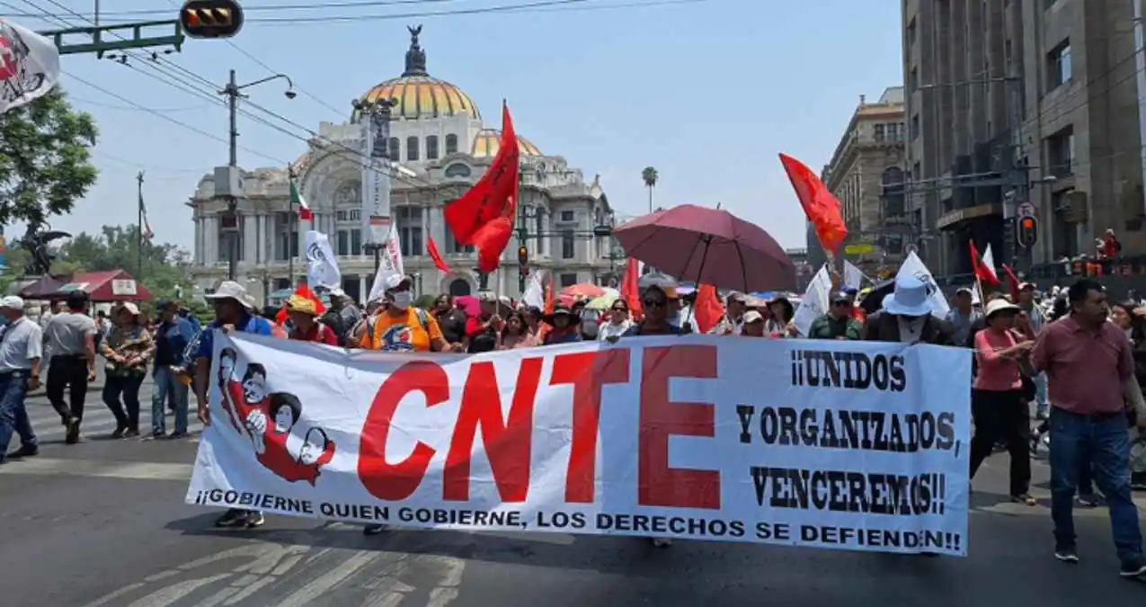 Ofensiva magisterial: CNTE aprueba paro nacional ante falta de acuerdos con el Estado