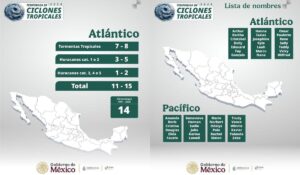 Mara Lezama informa sobre pronóstico de temporada de ciclones 2026 en Quintana Roo