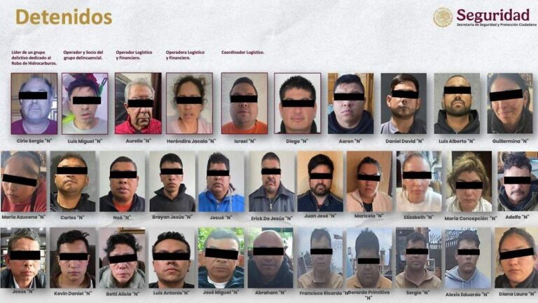 Golpe al "huachicol": Desmantelan red criminal en cuatro estados con 14 detenidos