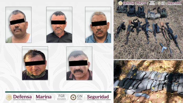 Desarticulan célula de Los Chapitos en Sinaloa durante visita del Gabinete de Seguridad